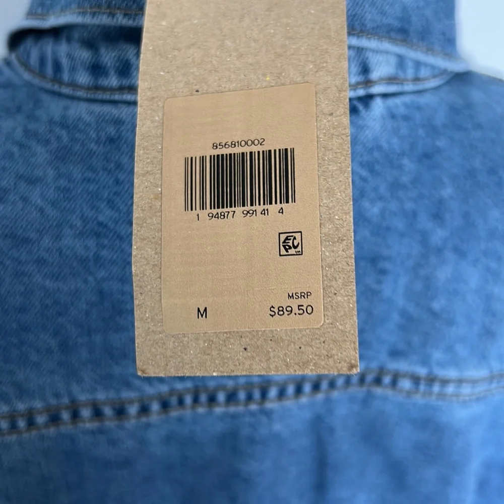 NWT Levi’s Original Denim Trucker Jacket with Puffed Sleeves